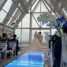 雨天時のチャペル