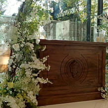 チャペル内の写真です。