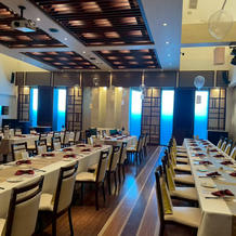 これは装花が飾られる前です