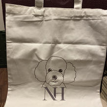 自身でデザインした引き出物エコバッグ