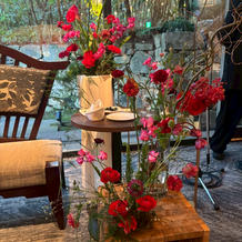 メインテーブル装花