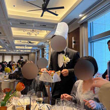 オリジナルのパンを配る演出をしました