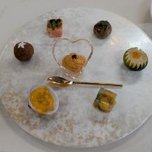 前菜　当日は食べる順番の説明がありました