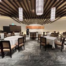 高砂からみた披露宴会場