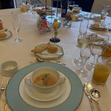 試食会で新婦お気に入りになったスープ