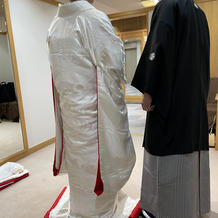 衣装屋さんで試着した日の写真