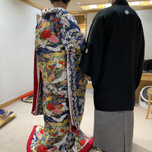 衣装屋さんで試着した日の写真