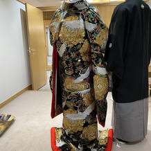 衣装屋さんで試着した日の写真