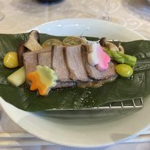豚肉の蒸し物