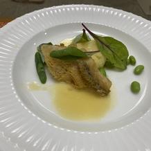 甘鯛の鱗焼 バターソース