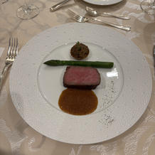 特別メニューの肉料理