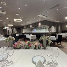 Glandealの新郎新婦の席からの景色